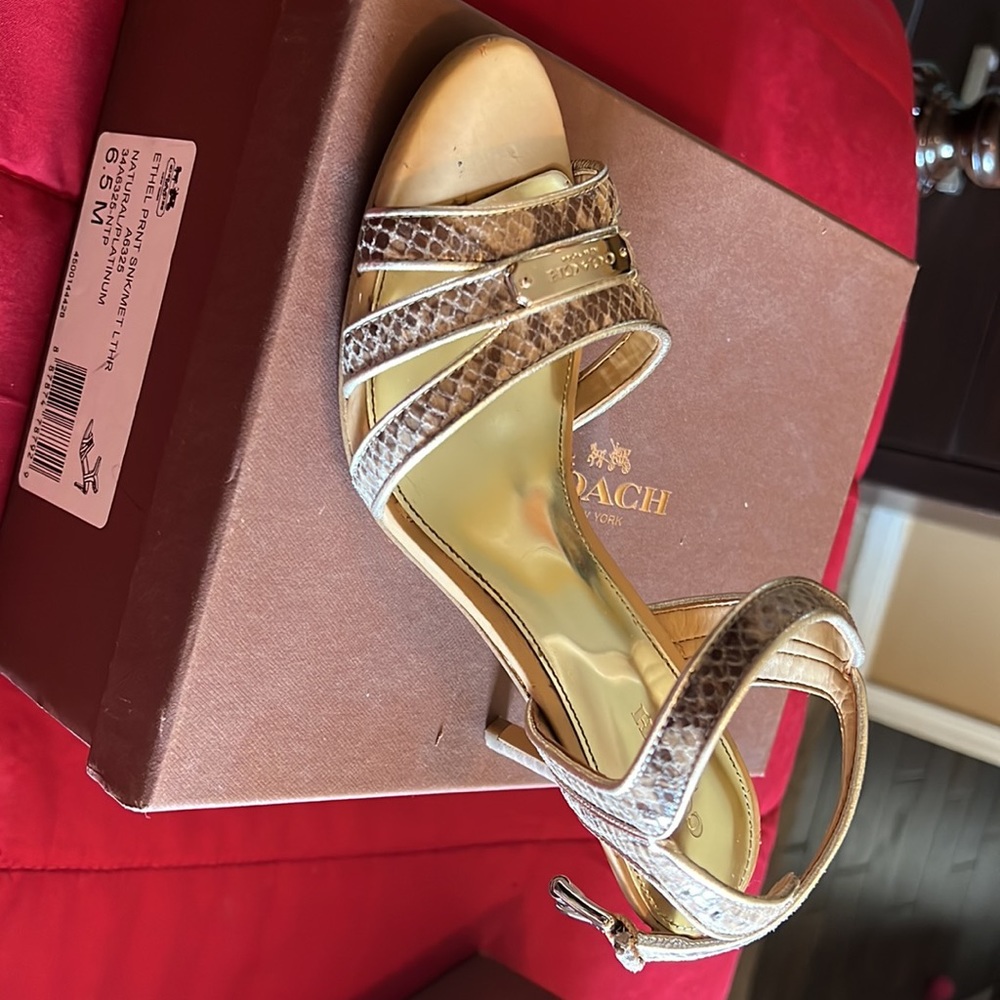 Coach Snake Print Only Worn Once To A Wedding. - image 6